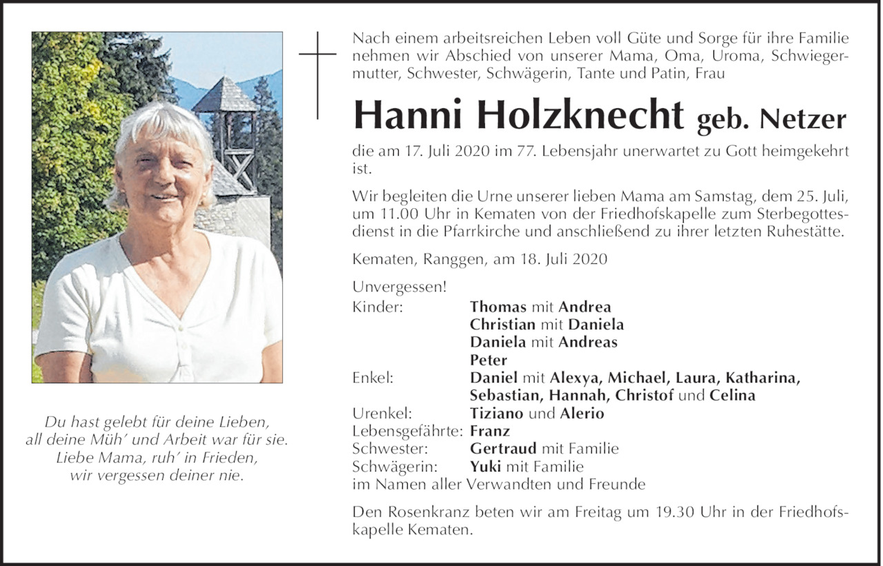 Hanni Holzknecht Bild
