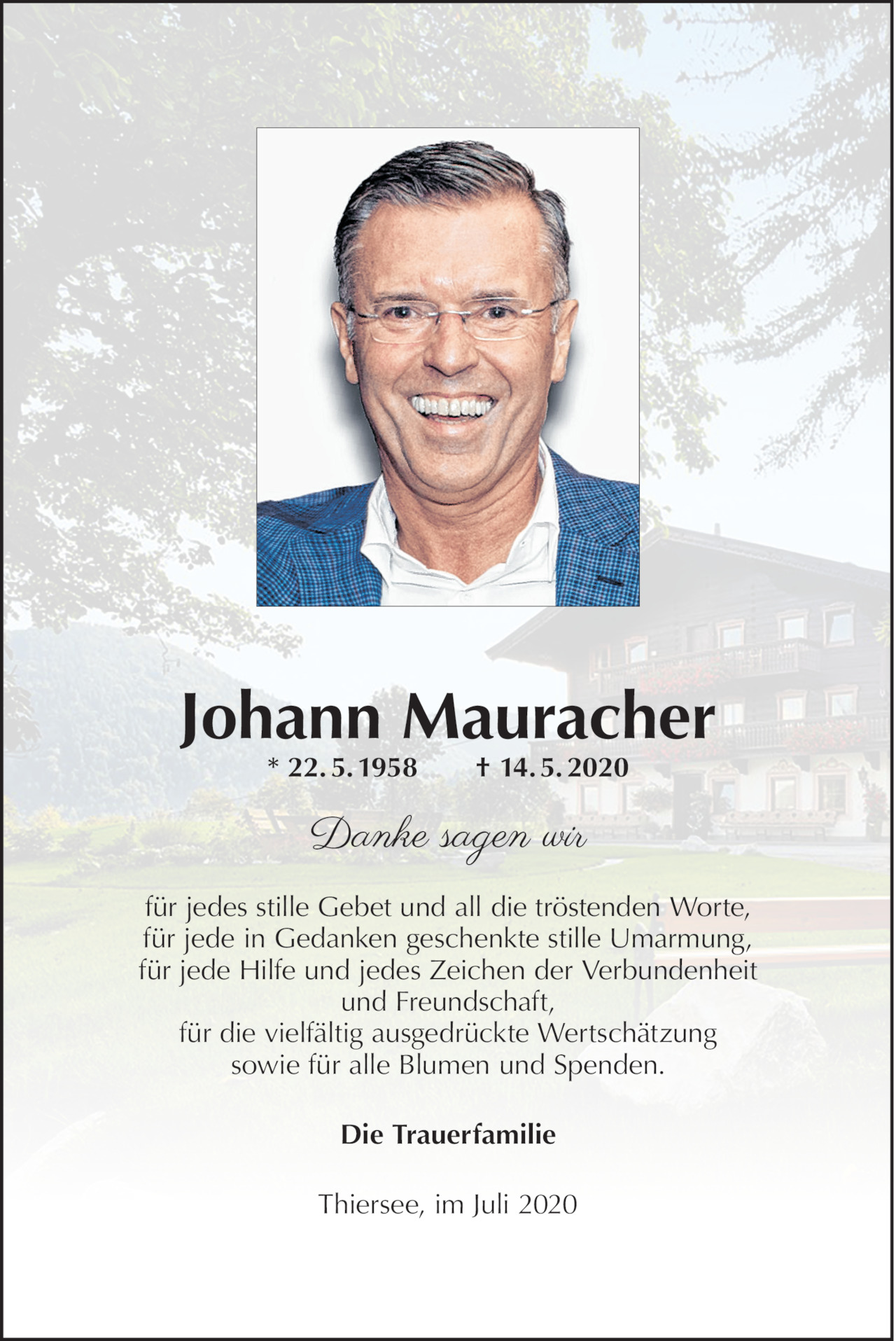 Johann Mauracher Bild