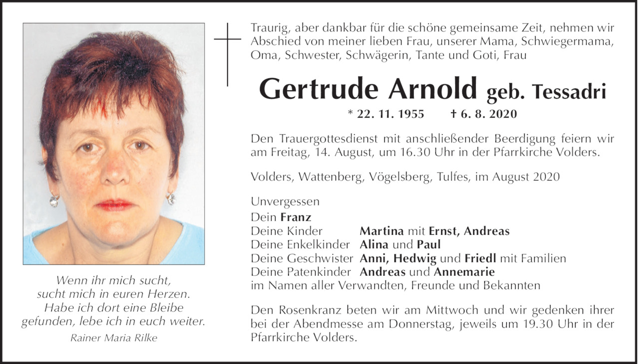 Gertrude Arnold Bild