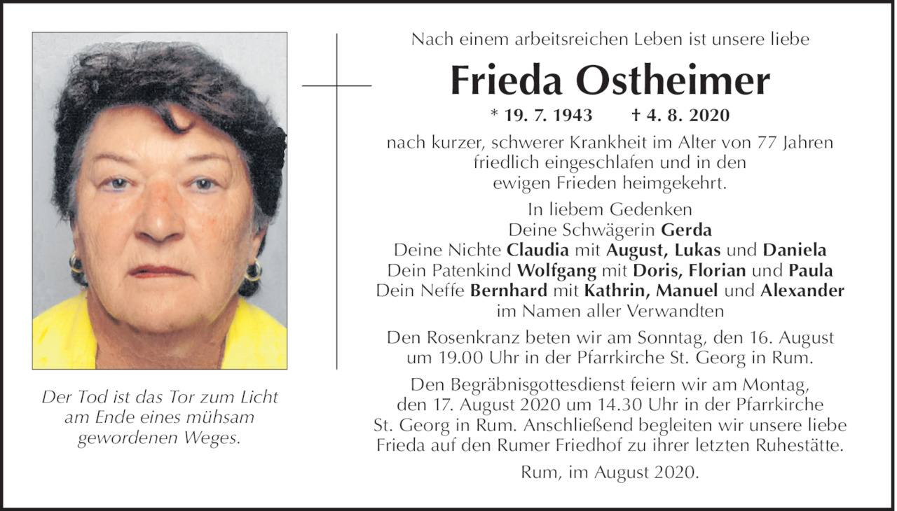Frieda Ostheimer Bild