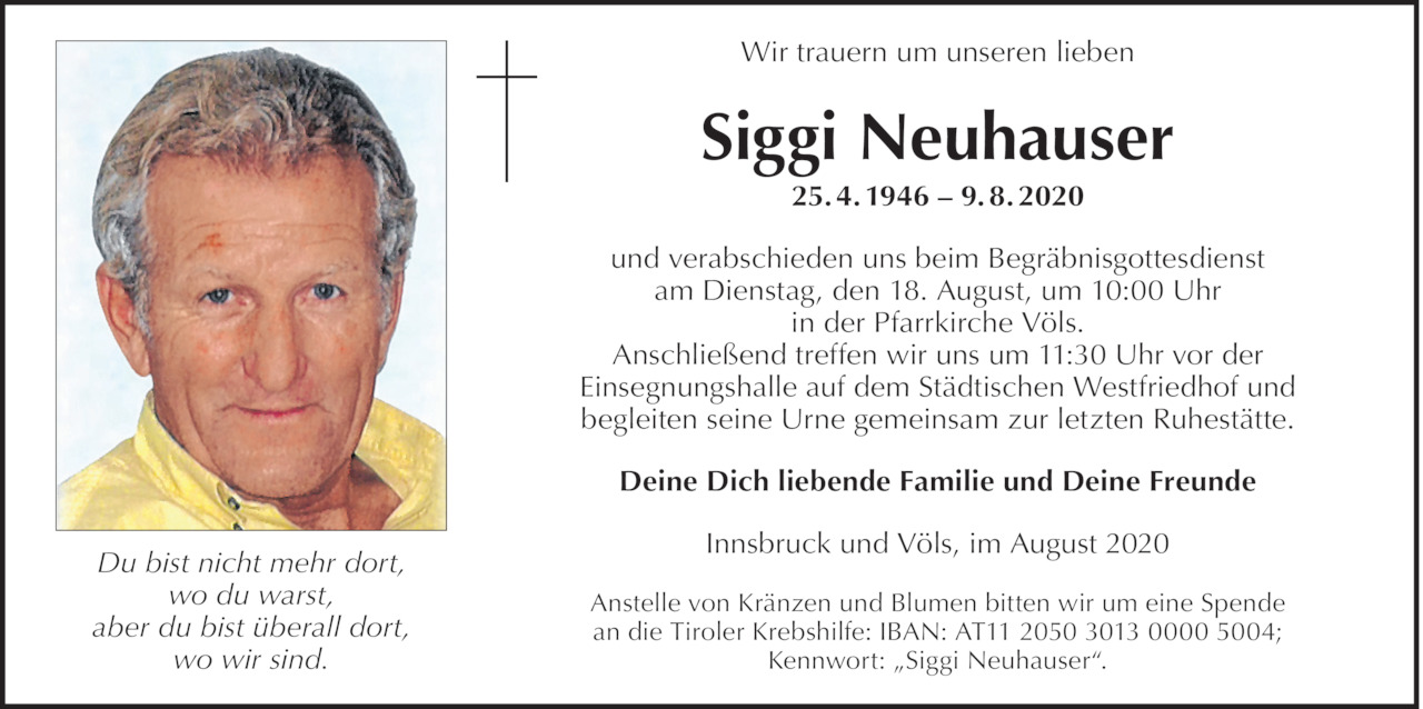 Siegfried Neuhauser Bild