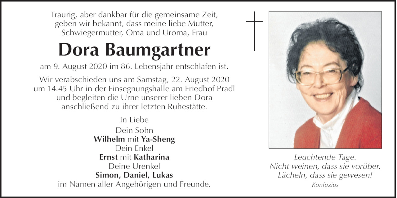 Dora Baumgartner Bild