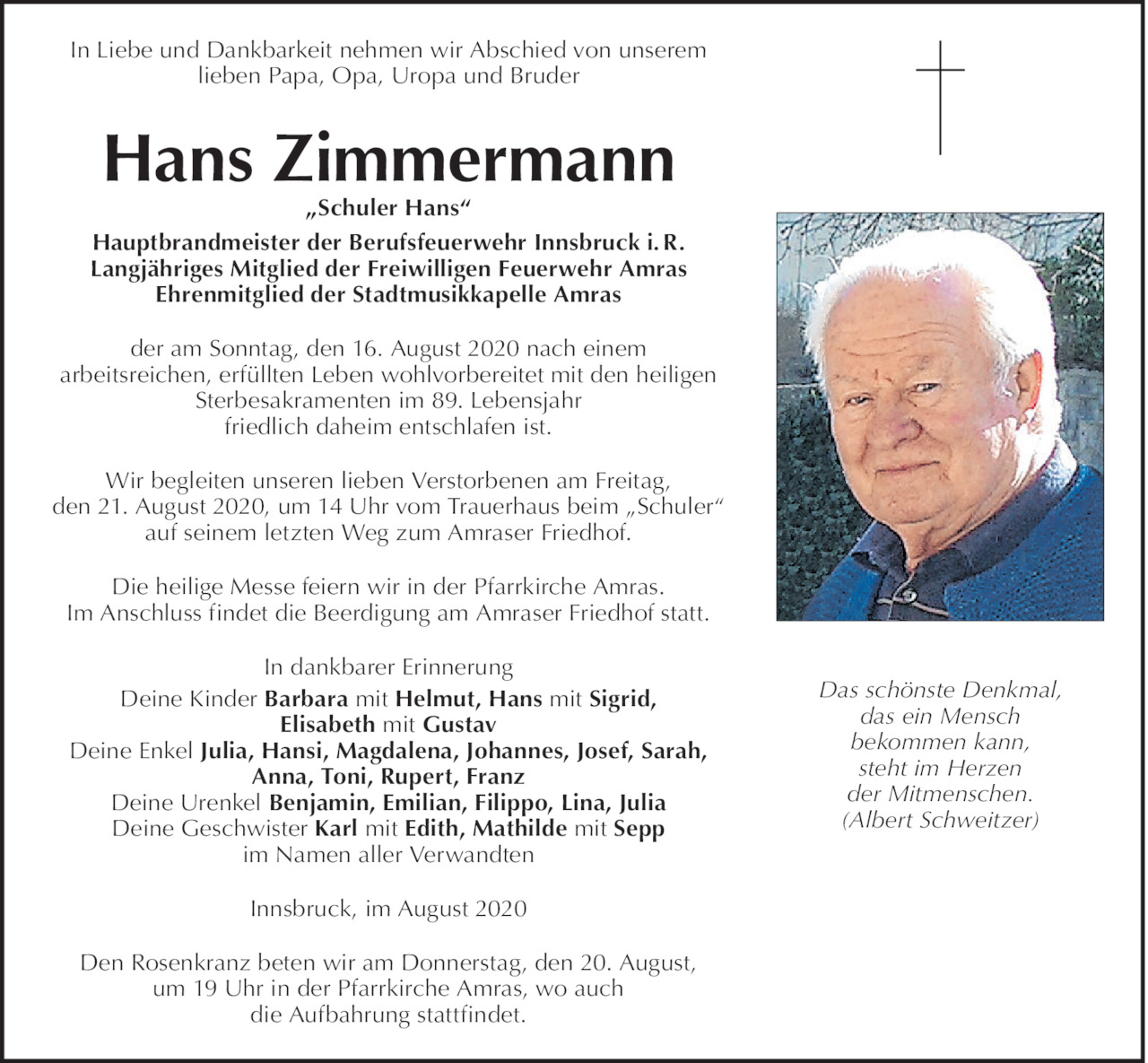 Hans Zimmermann Bild