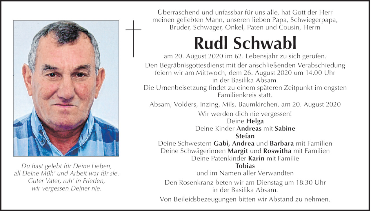 Rudl Schwabl Bild
