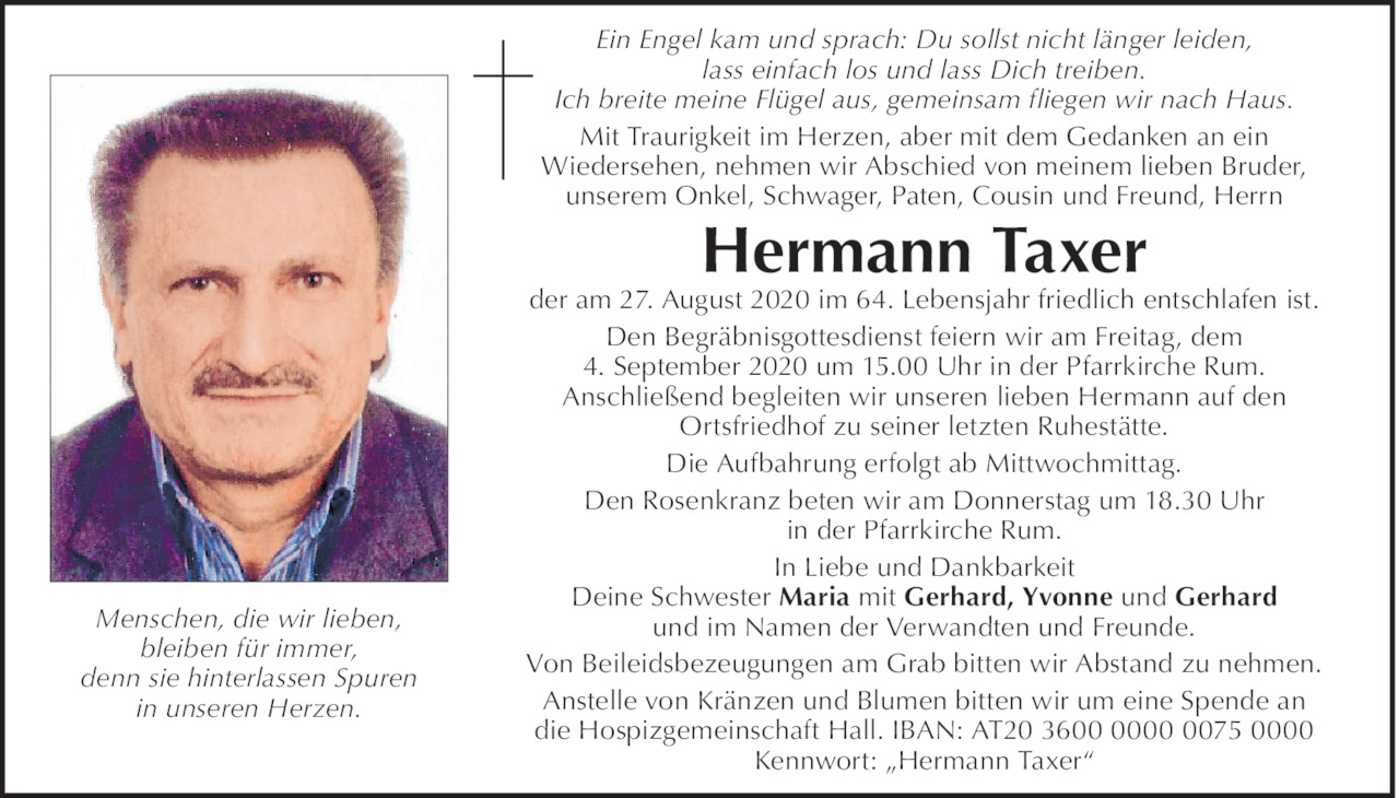 Hermann Taxer Bild