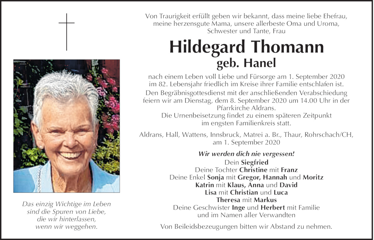 Hildegard  Thomann Bild