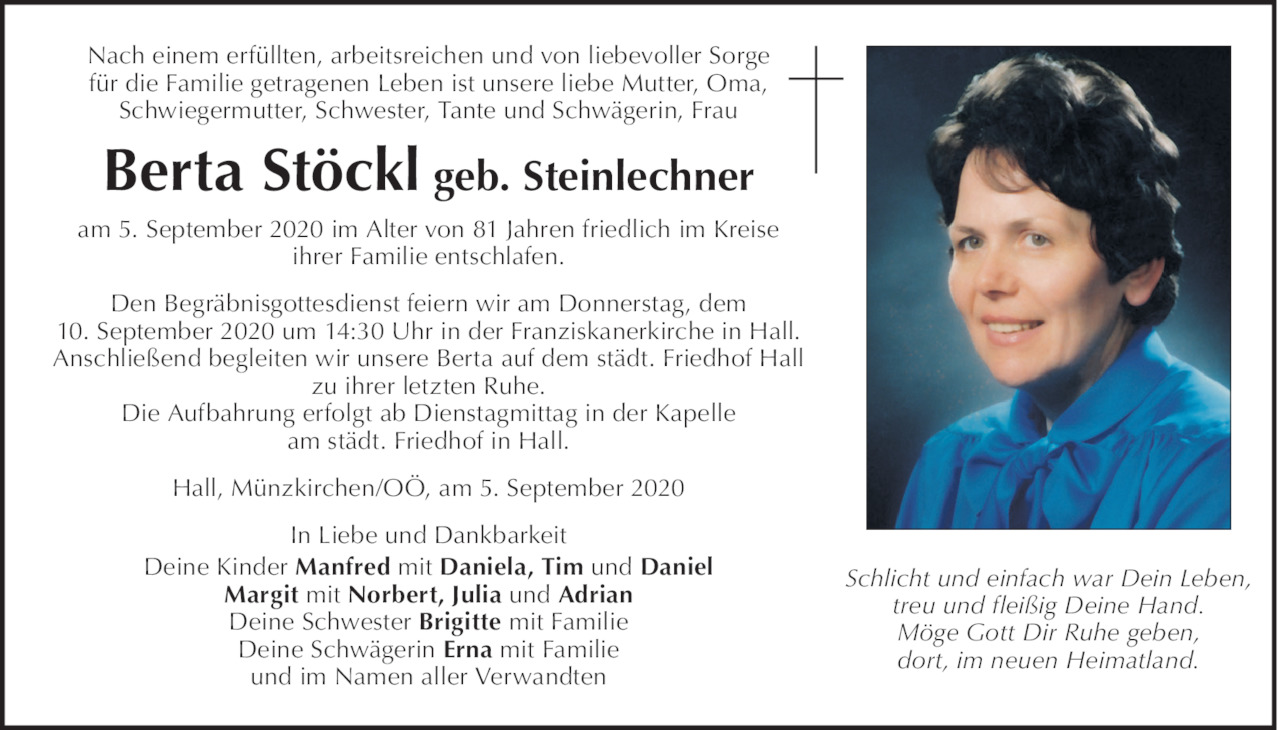 Berta Stöckl Bild