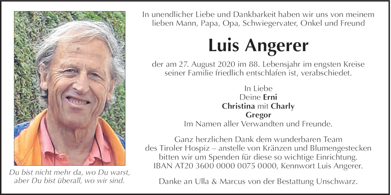Luis Angerer  Bild