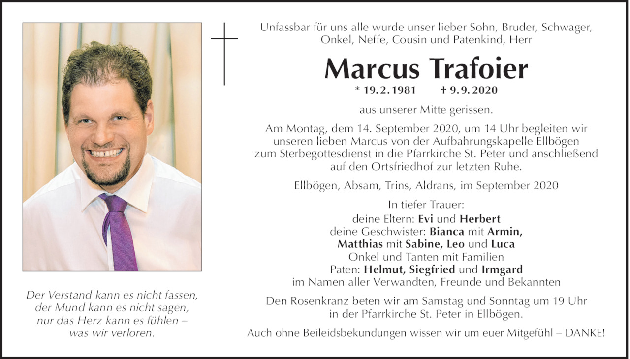 Marcus Trafoier Bild