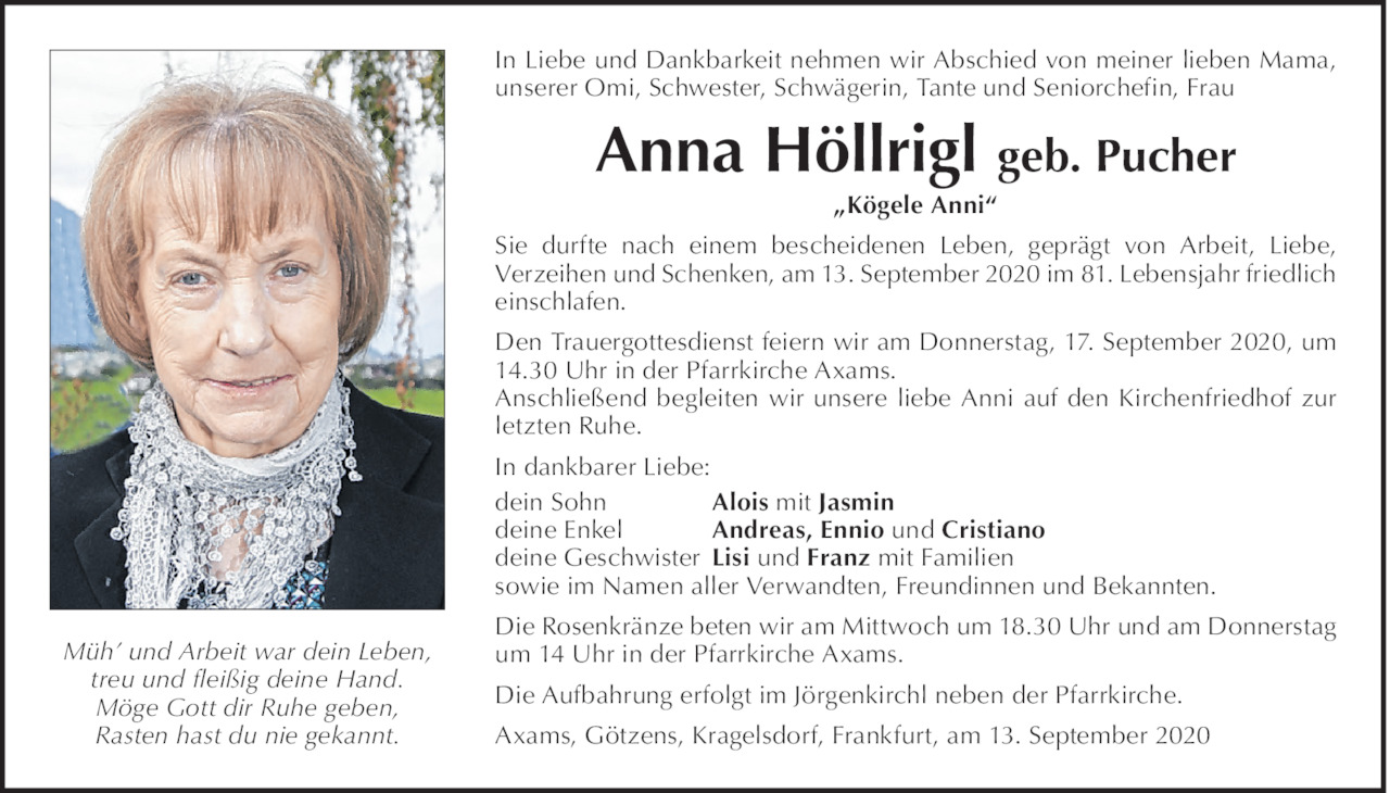 Anna Höllrigl Bild