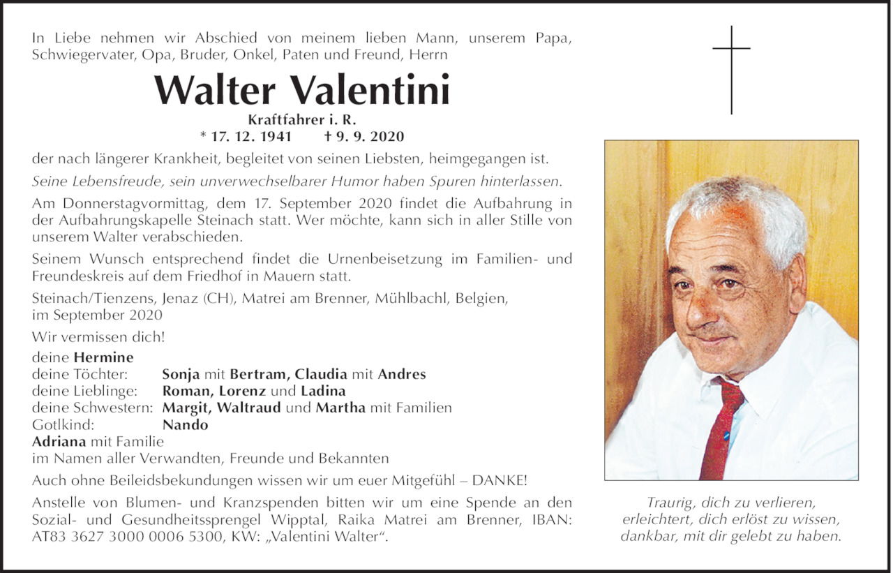 Walter Valentini Bild