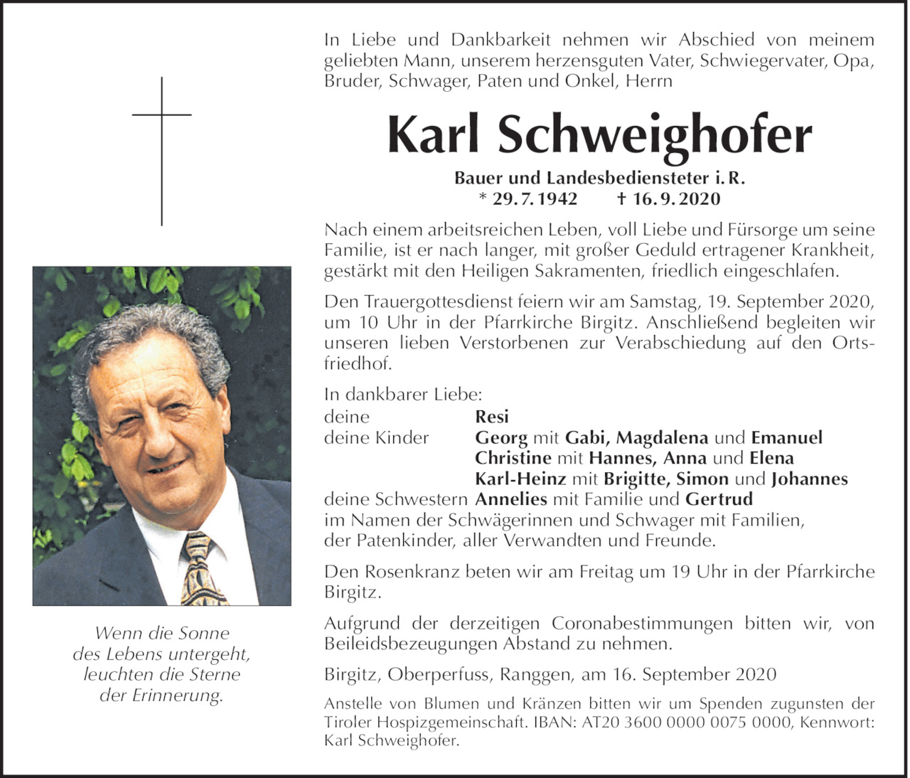 Karl Schweighofer Bild