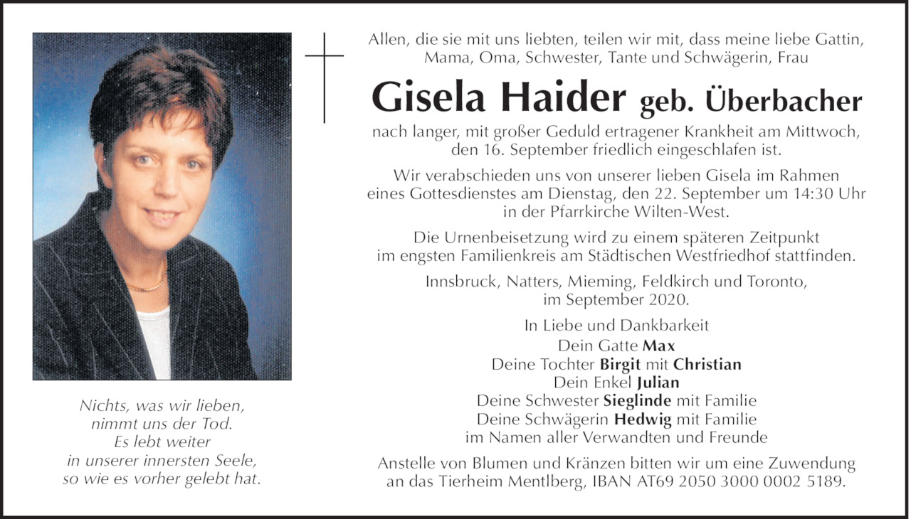 Gisela Haider Bild