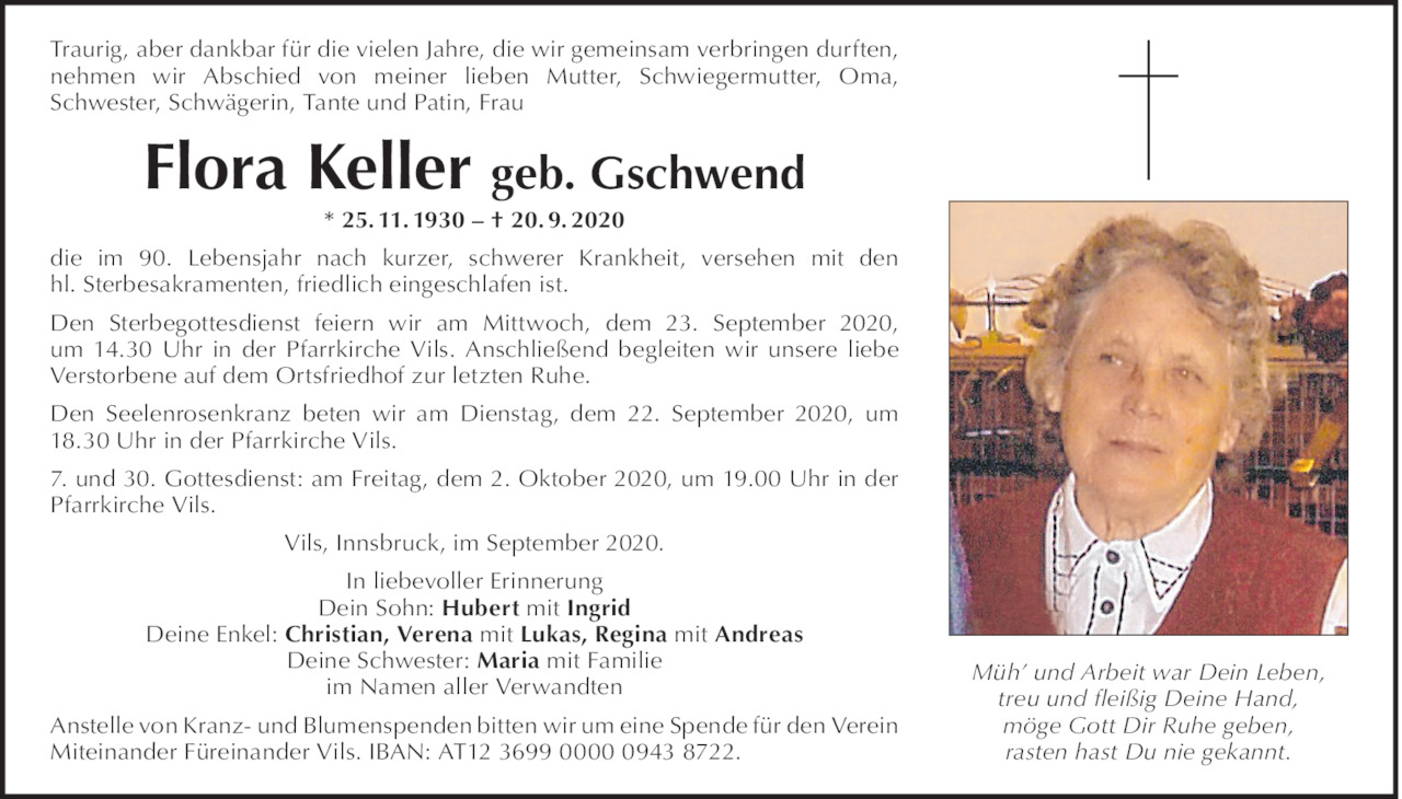 Flora Keller Bild