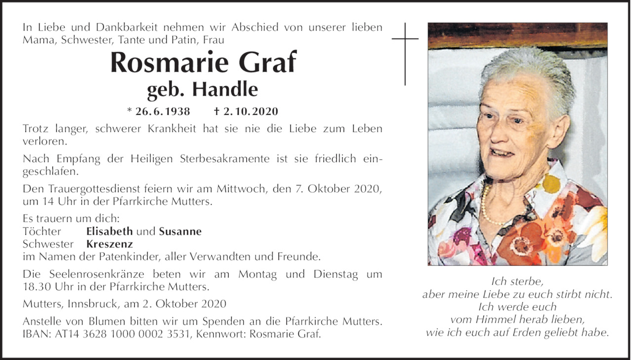 Rosmarie Graf Bild