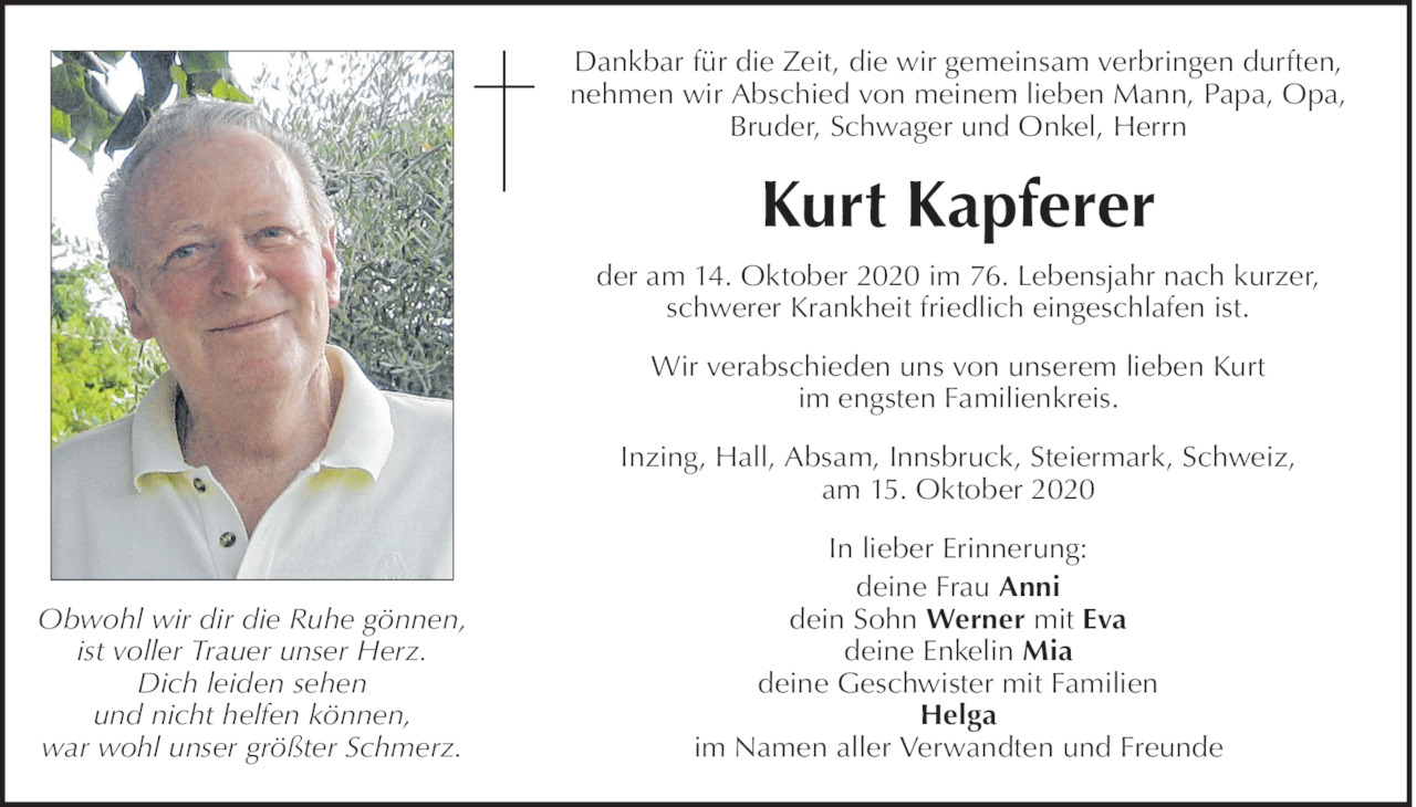 Kurt Kapferer Bild