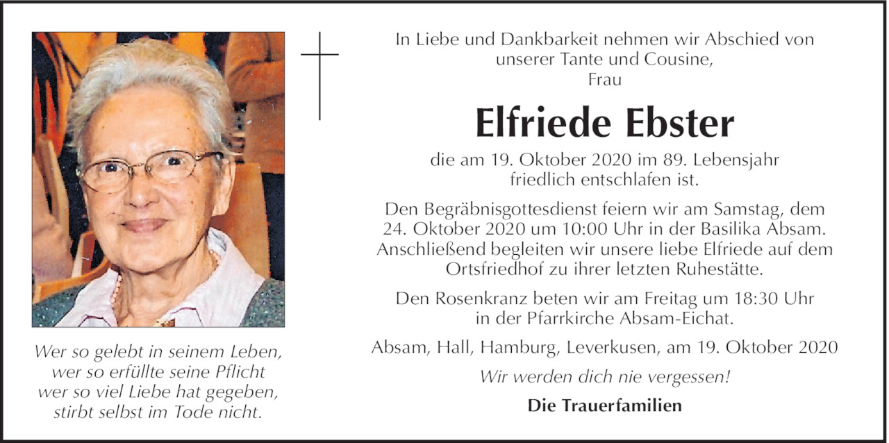 Elfriede  Ebster Bild