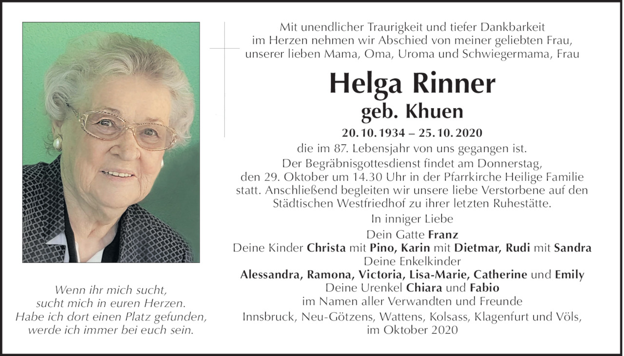 Helga Rinner Bild