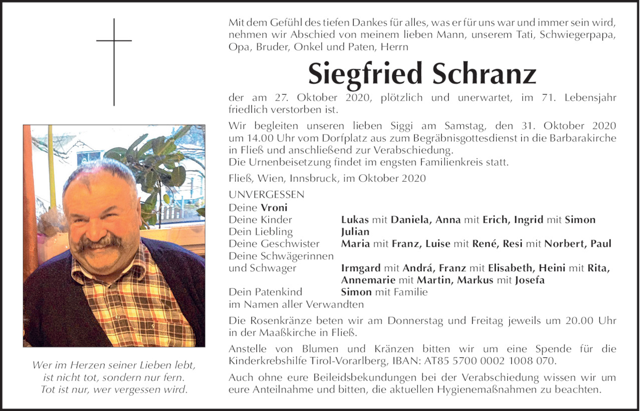 Siegfried  Schranz Bild