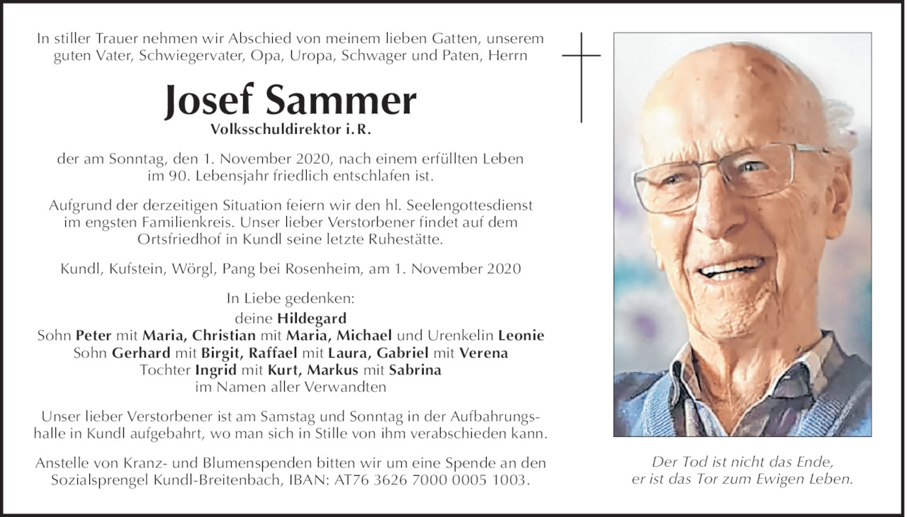 Josef Sammer Bild