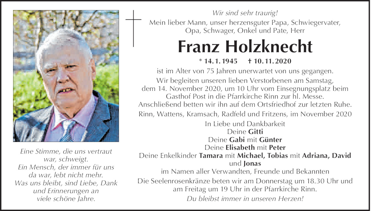 Franz Holzknecht Bild