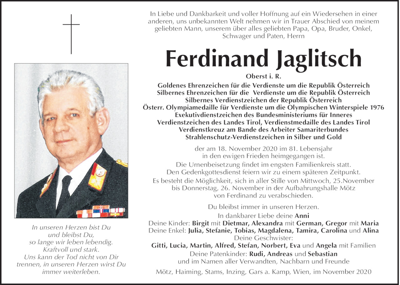 Ferdinand  Jaglitsch Bild