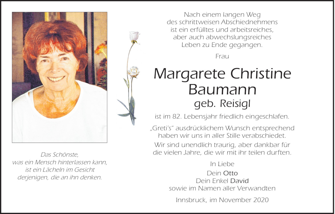 Margarete Christine  Baumann Bild