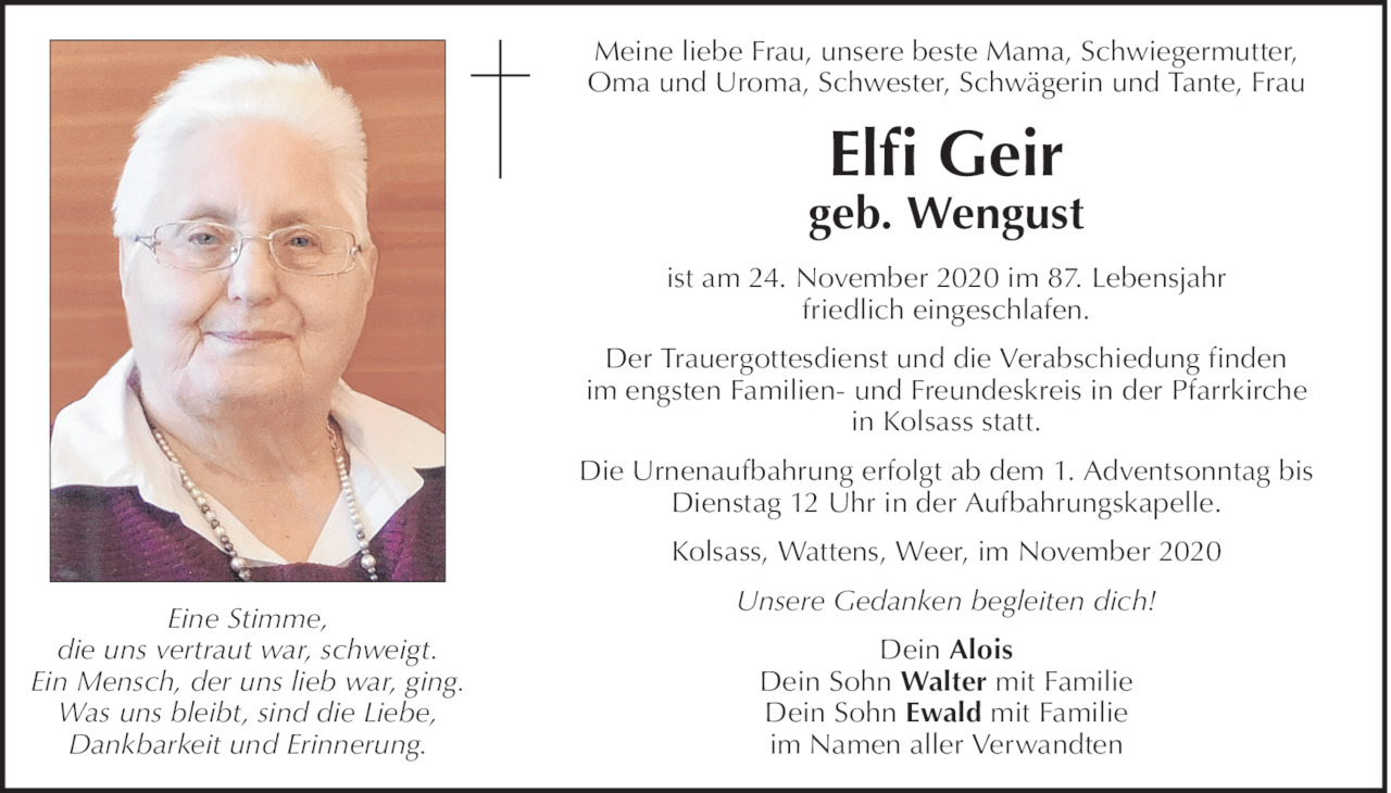 Elfriede Geir Bild