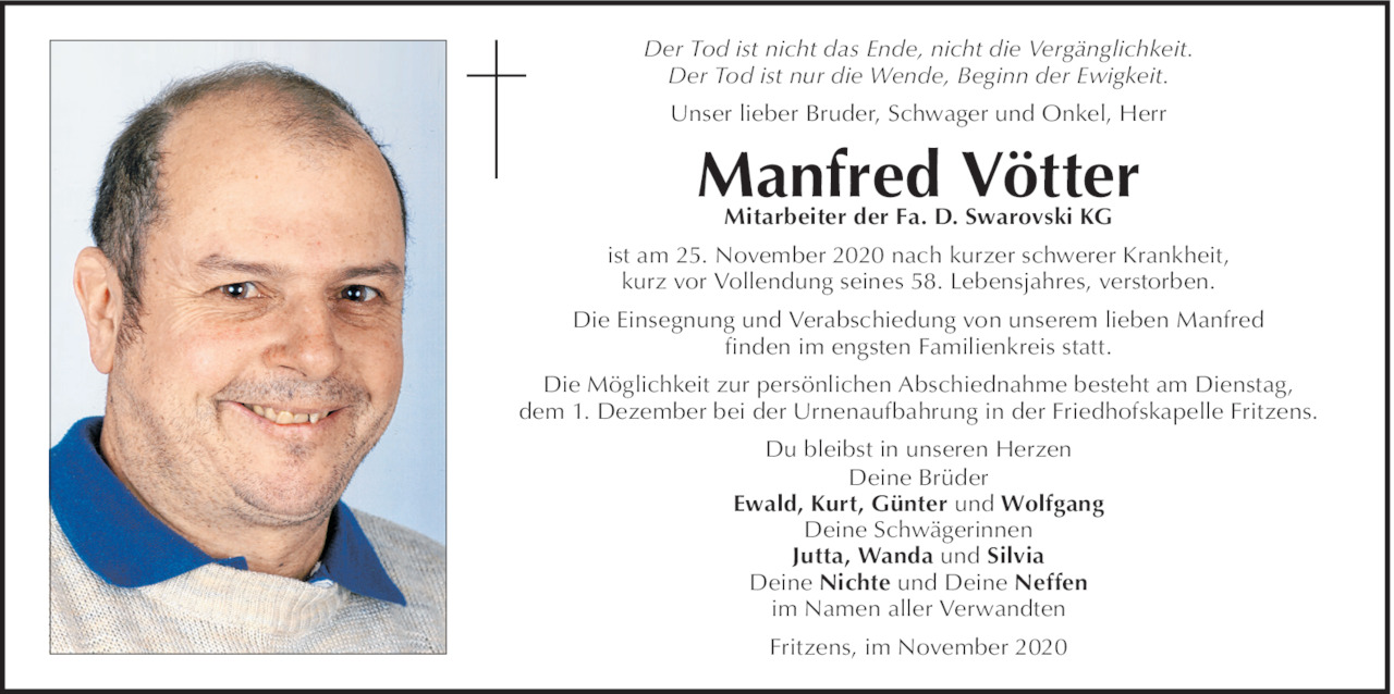 Manfred Vötter Bild