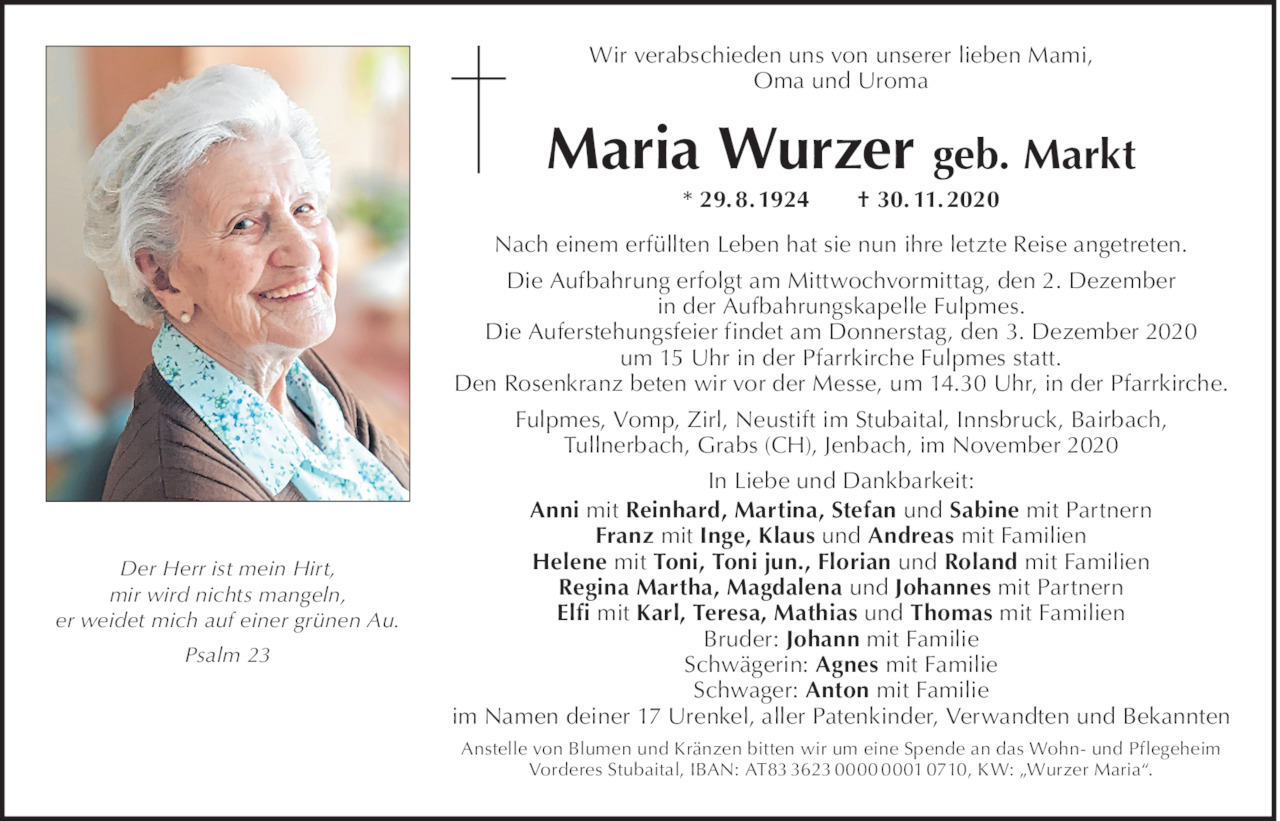 Maria Wurzer Bild