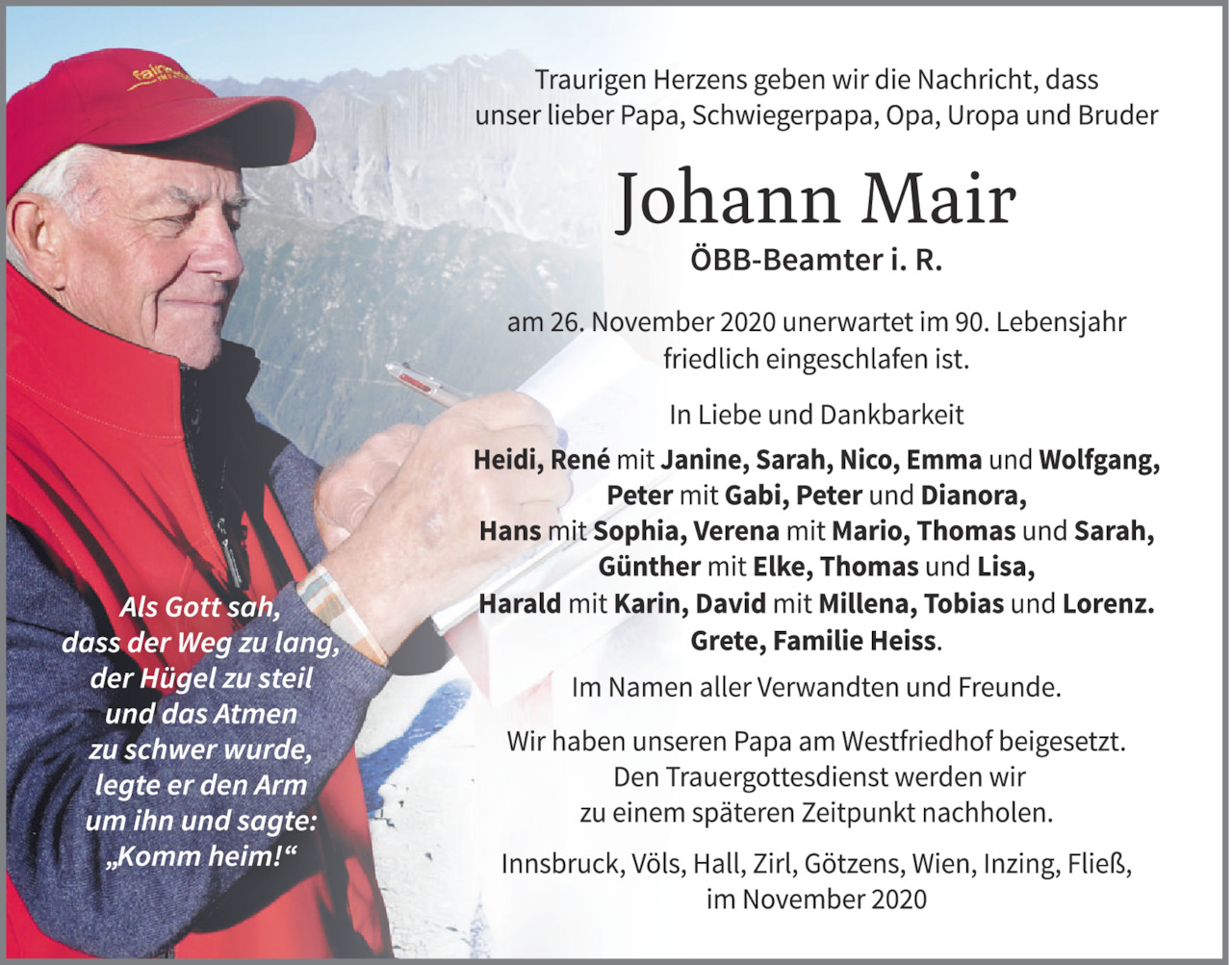 Johann Mair Bild