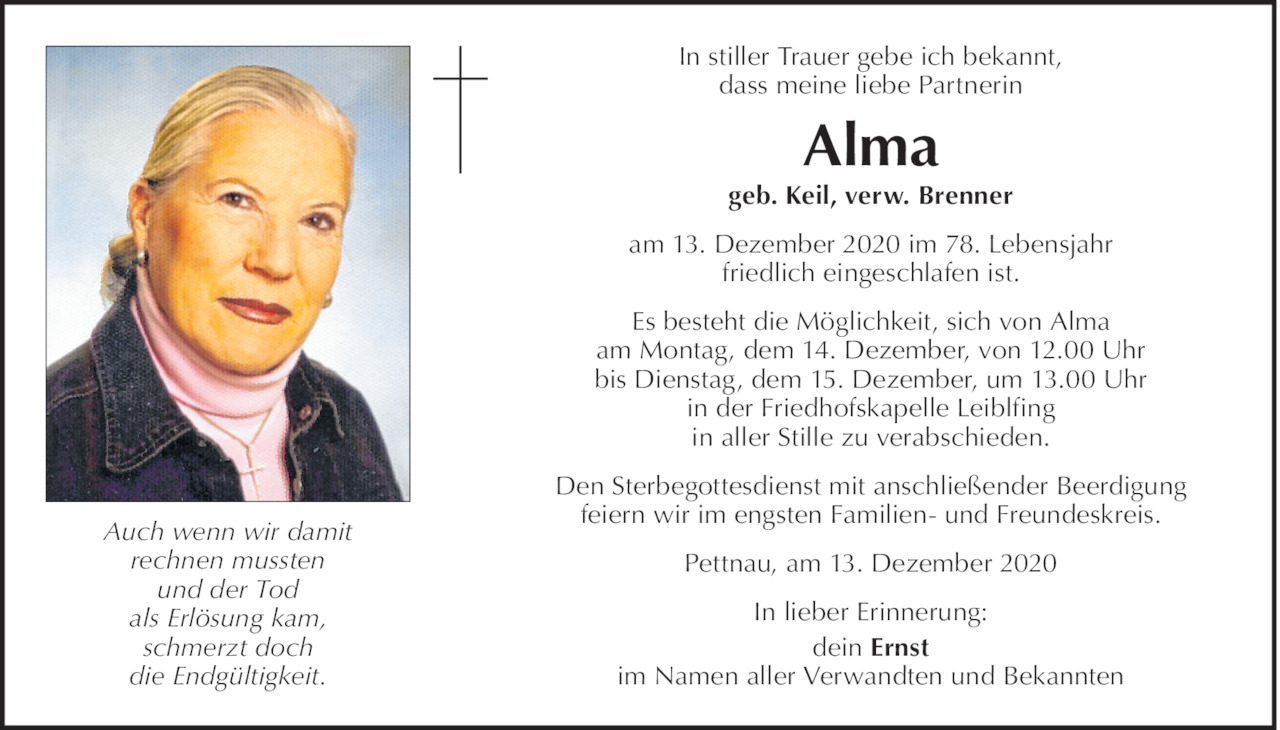 Alma Brenner Bild