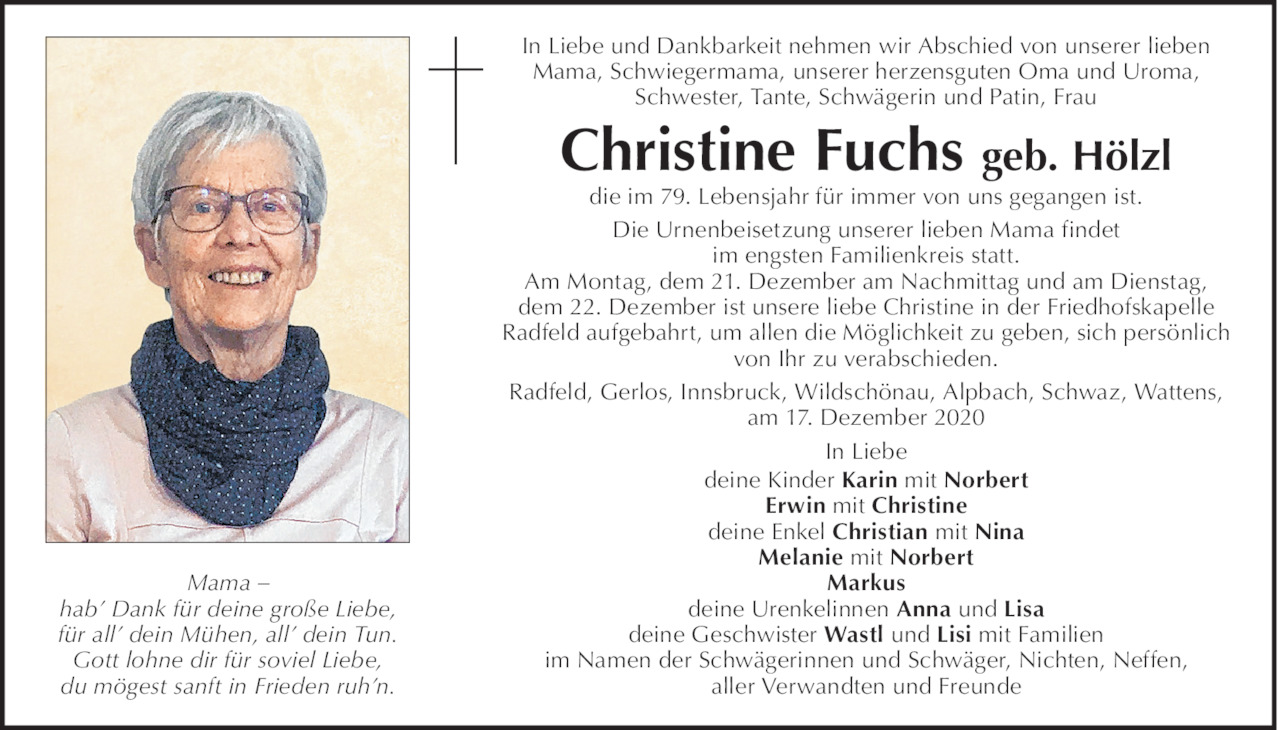 Christine  Fuchs Bild