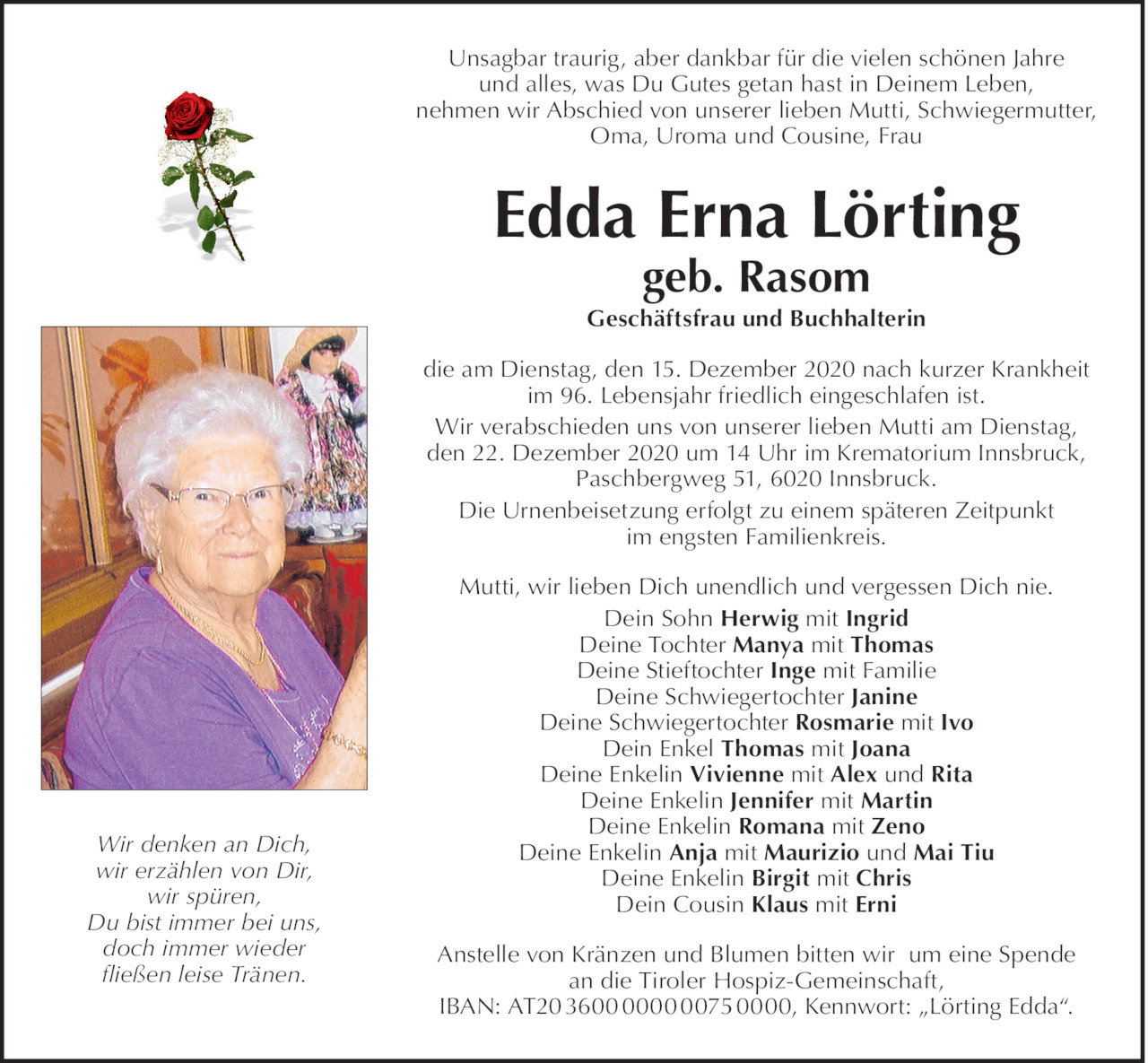Edda Erna  Lörting Bild