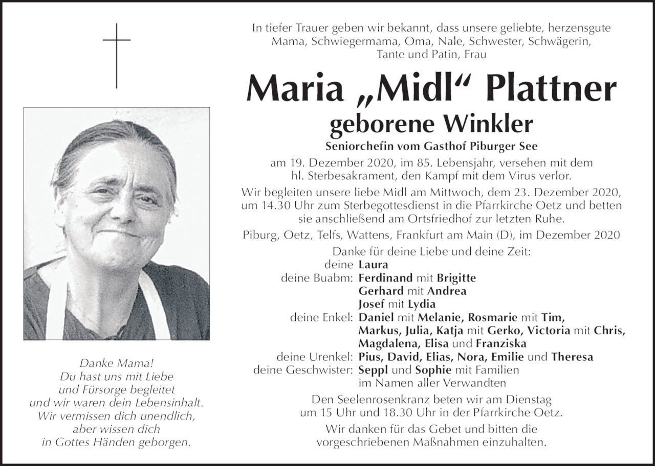 Maria Plattner Bild