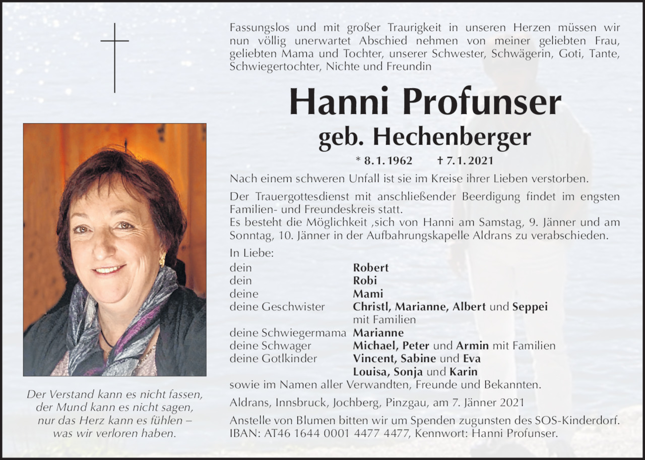 Hanni Profunser Bild