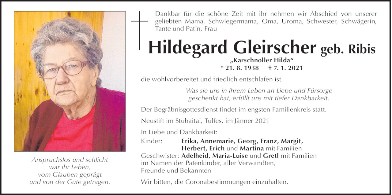 Hildegard Gleirscher Bild
