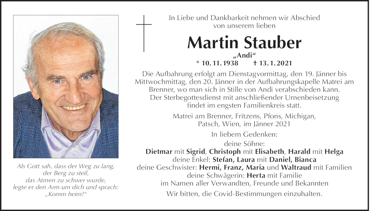 Martin Stauber Bild