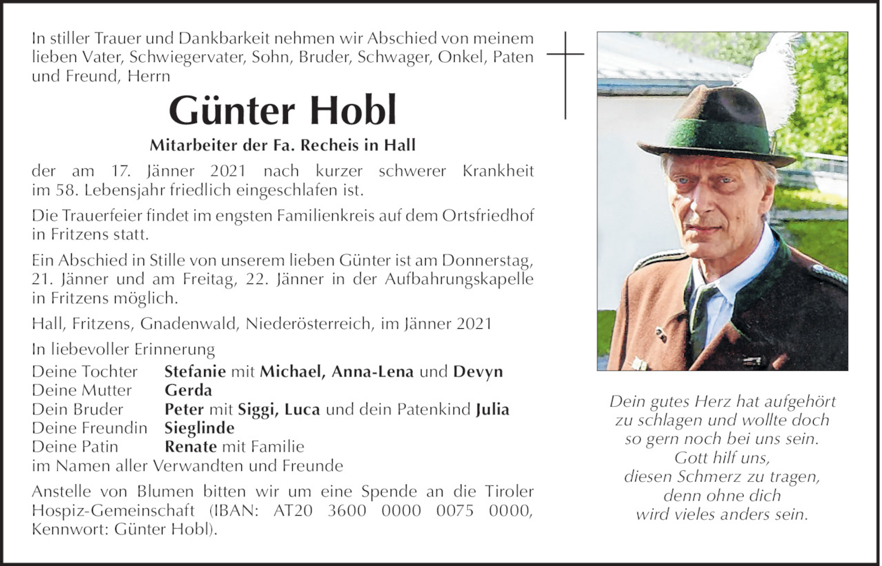 Günter Hobl Bild