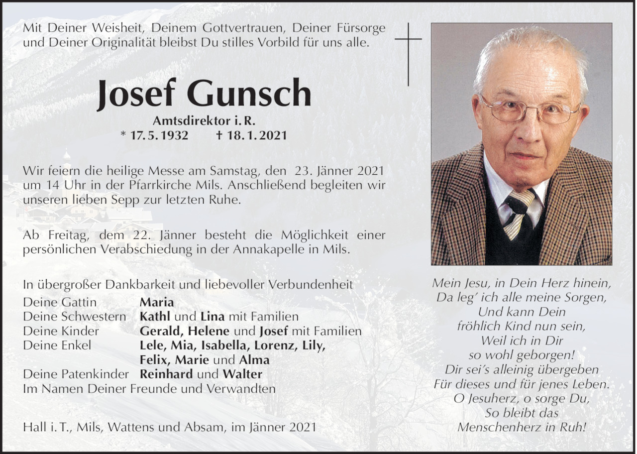 Josef  Gunsch Bild