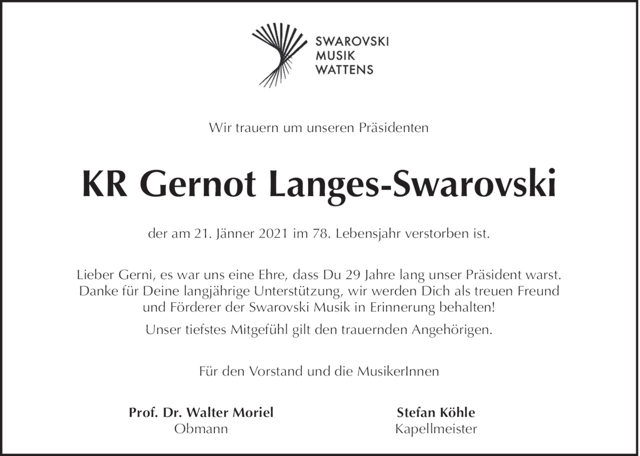 Gernot Langes-Swarovski Bild