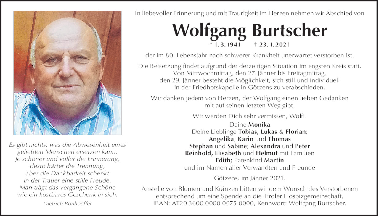 Wolfgang Burtscher Bild