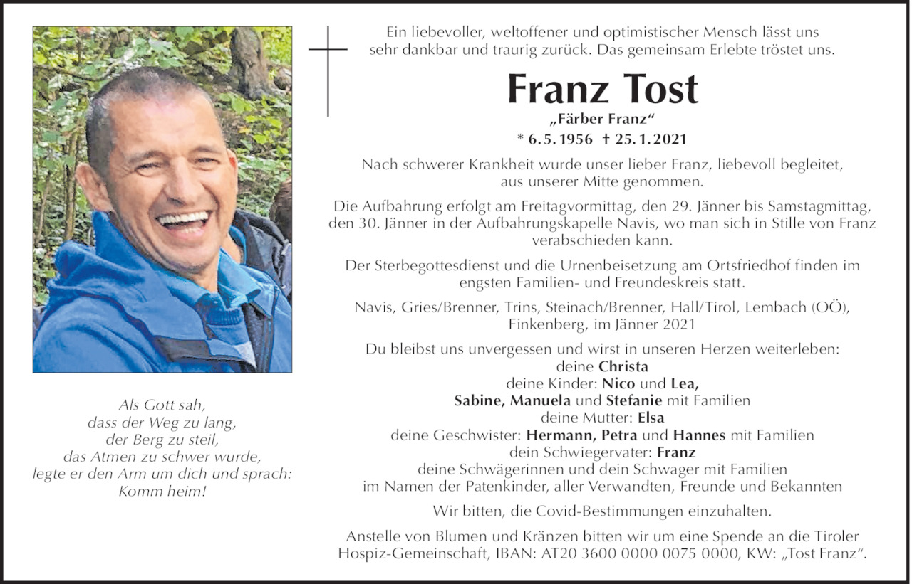 Franz Tost Bild
