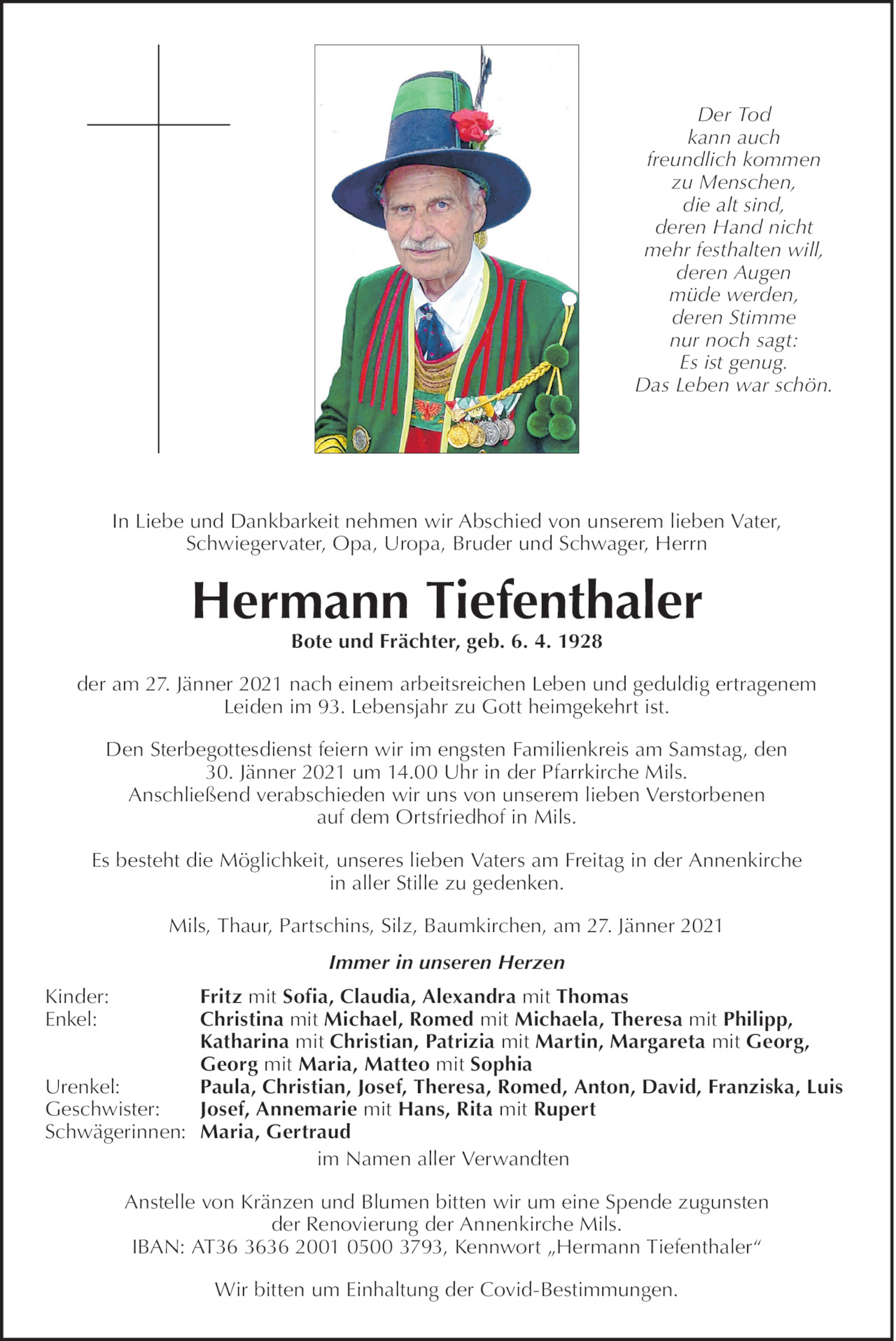 Hermann Tiefenthaler Bild