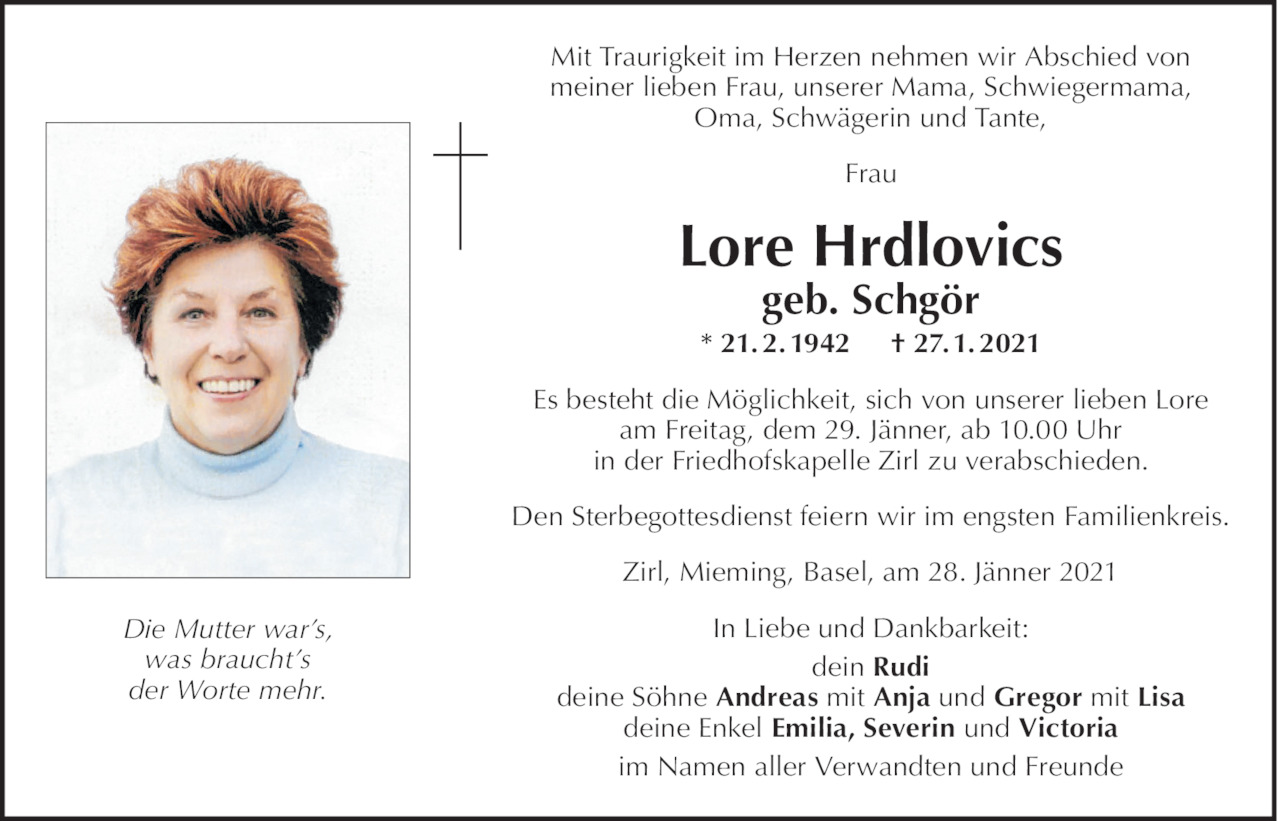 Lore Hrdlovics Bild