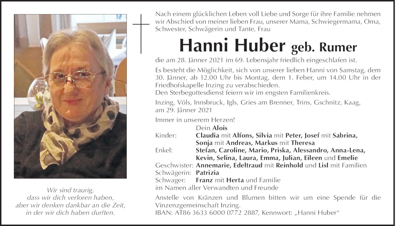 Hanni Huber Bild