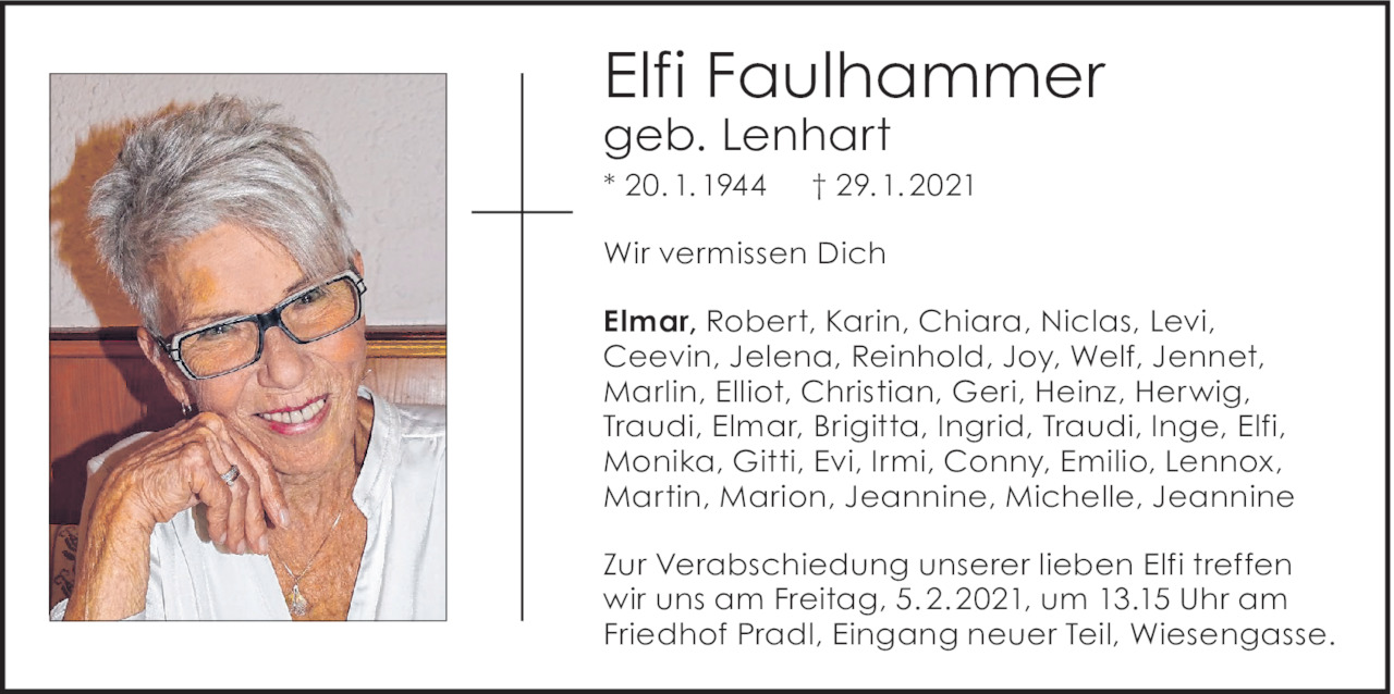 Elfriede Faulhammer Bild