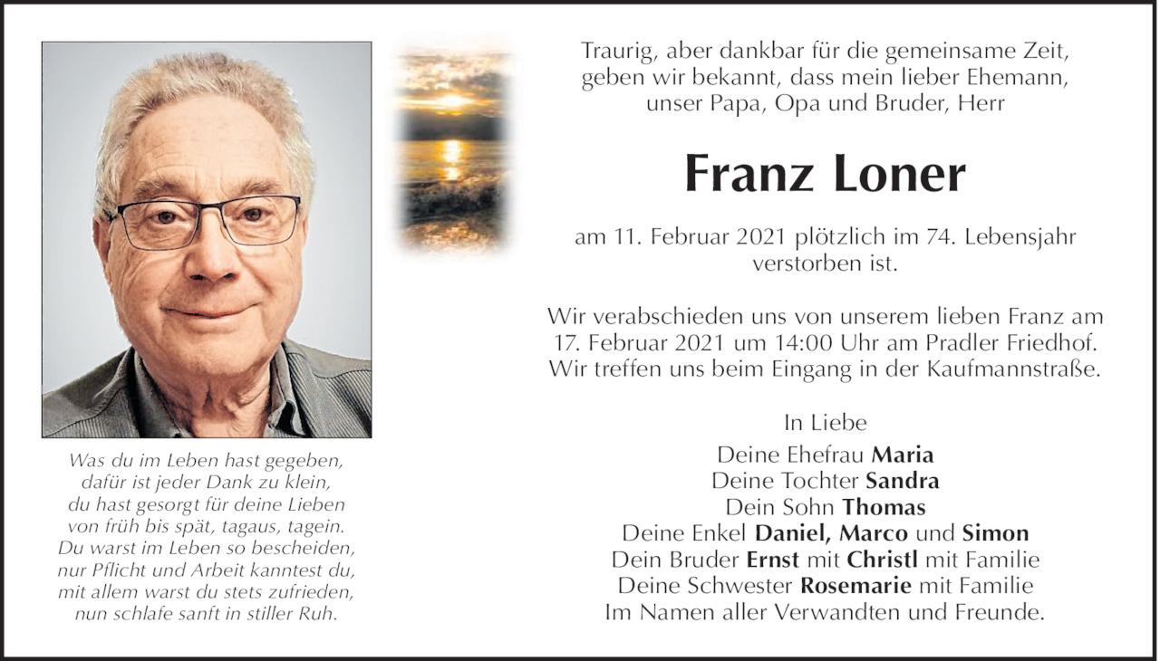 Franz Loner Bild