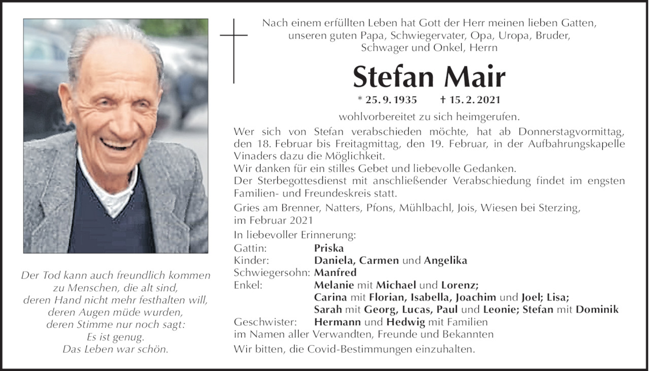 Stefan Mair Bild