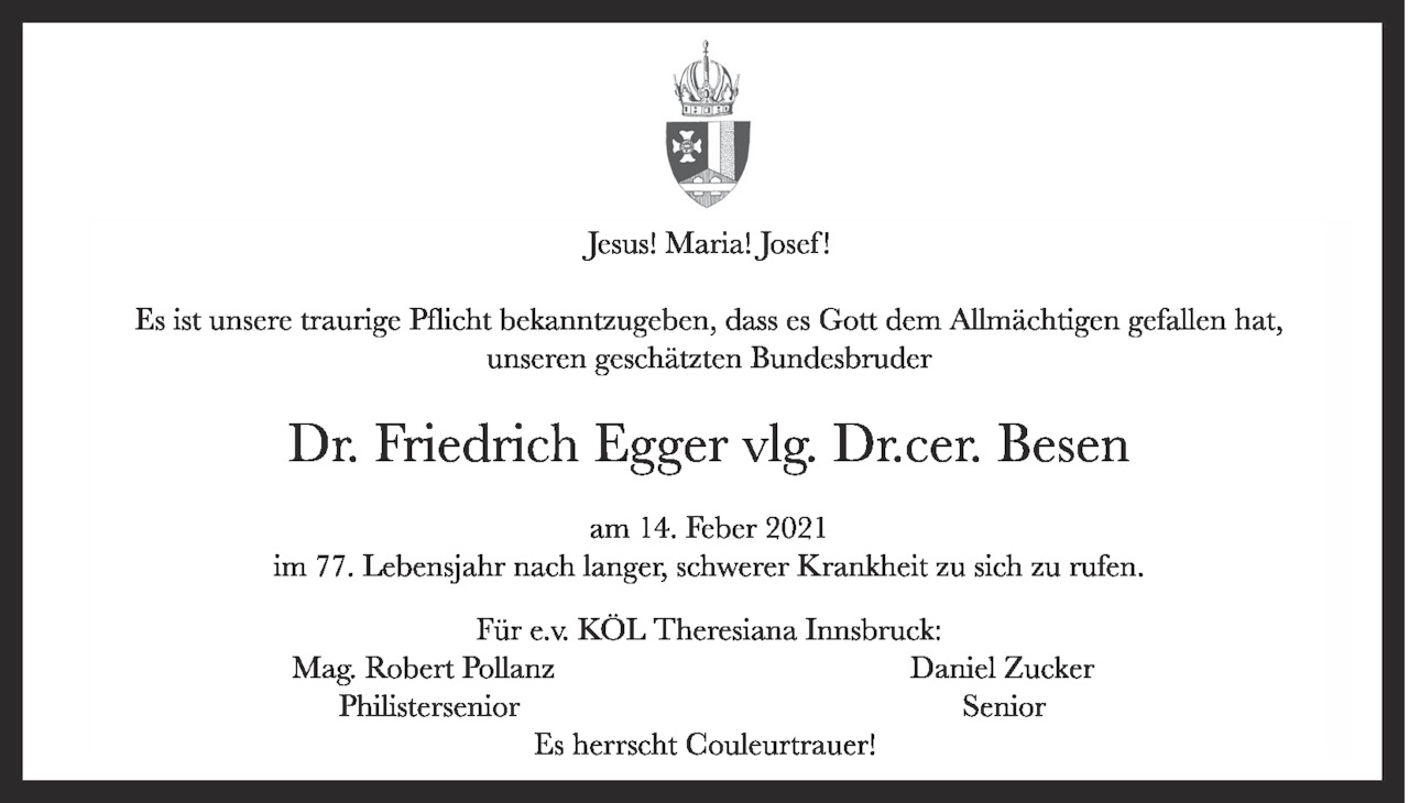 Friedrich Egger Bild